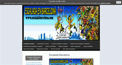 Desktop Screenshot of escaladabarcelona.com