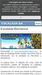 Mobile Screenshot of escaladabarcelona.com